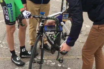 Dutch Pro-Continental team Roompot-Oranje Peloton's have opted for this Isaac Element disc brake equiped bike due to increased performance.